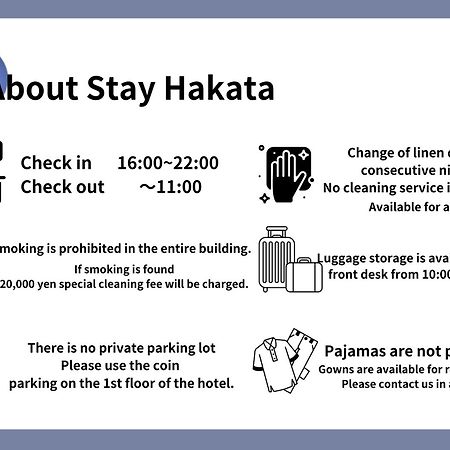 Stay Hakata Fukuoka  Exteriör bild